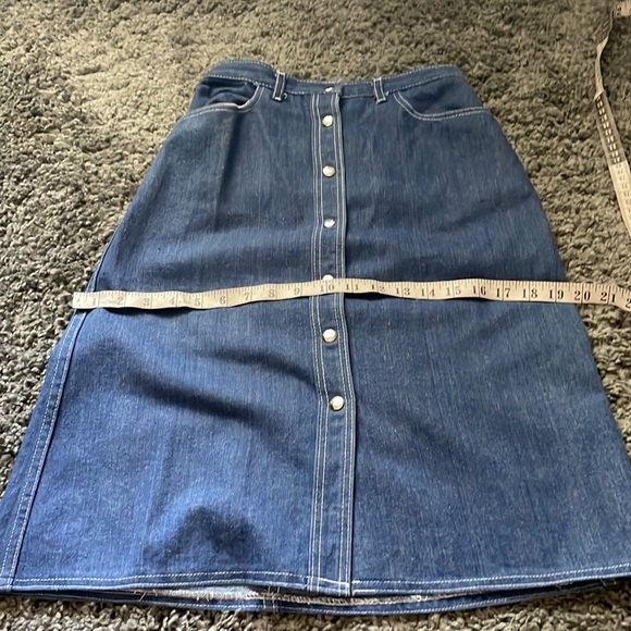 Vintage 70s denim skirt - Picture 5 of 8
